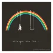 Обложка: Rainbow - Wish you were here