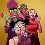 Обложка: Gorillaz - New Gold (Dom Dolla Remix)